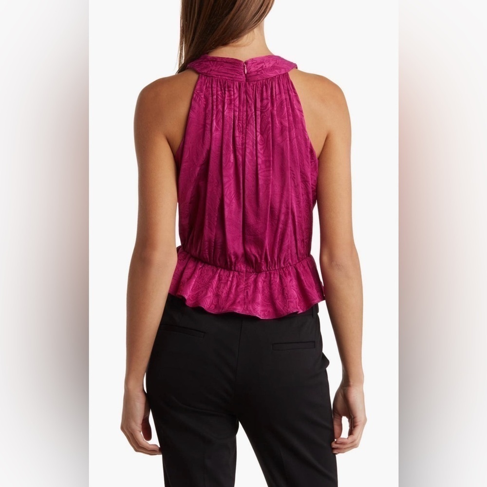 Veronica Beard Kailani Silk Blend Crop Top - Picture 3 of 13